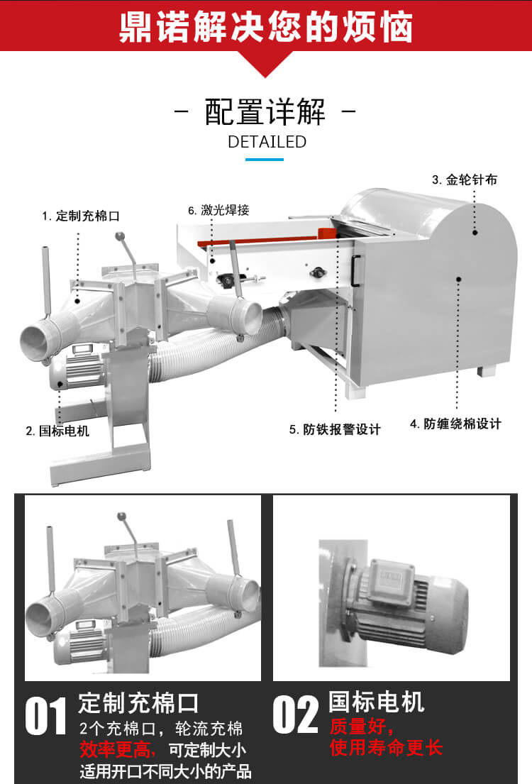 DN-KS-500羽絲絨開松機產(chǎn)品細(xì)節(jié)2